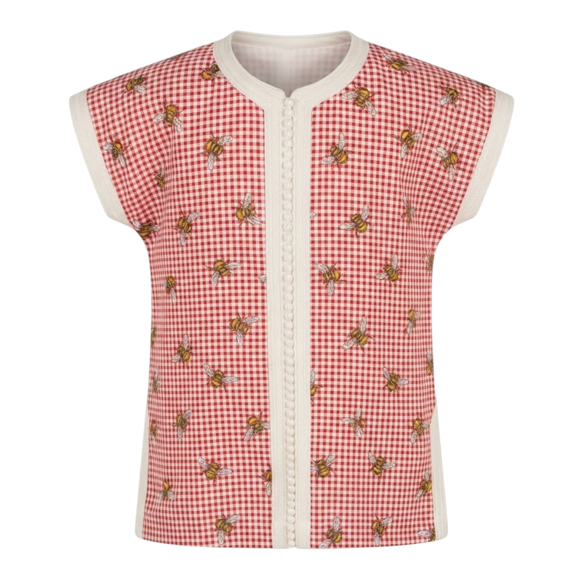 Liberty Dentelle - Checkered Red