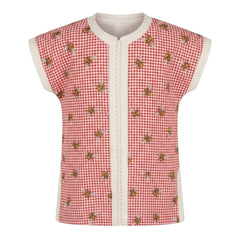 Liberty Dentelle - Checkered Red