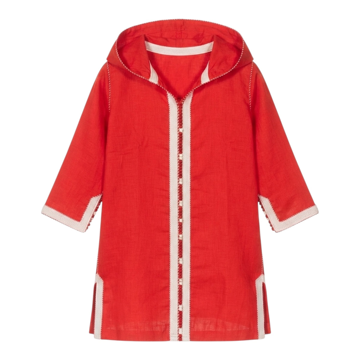 Hooded Linen - Red