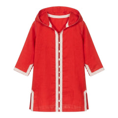 Hooded Linen - Red