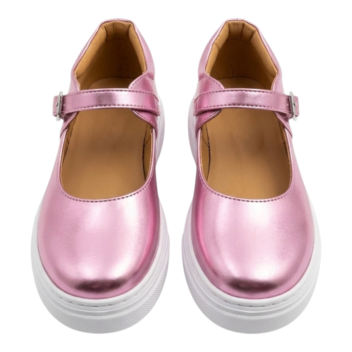 Pink Metallic Girl Shoes