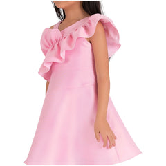 Pink Ruffled Dress