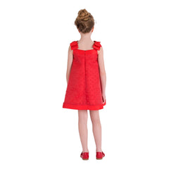 Red Bow Polka Dot Dress