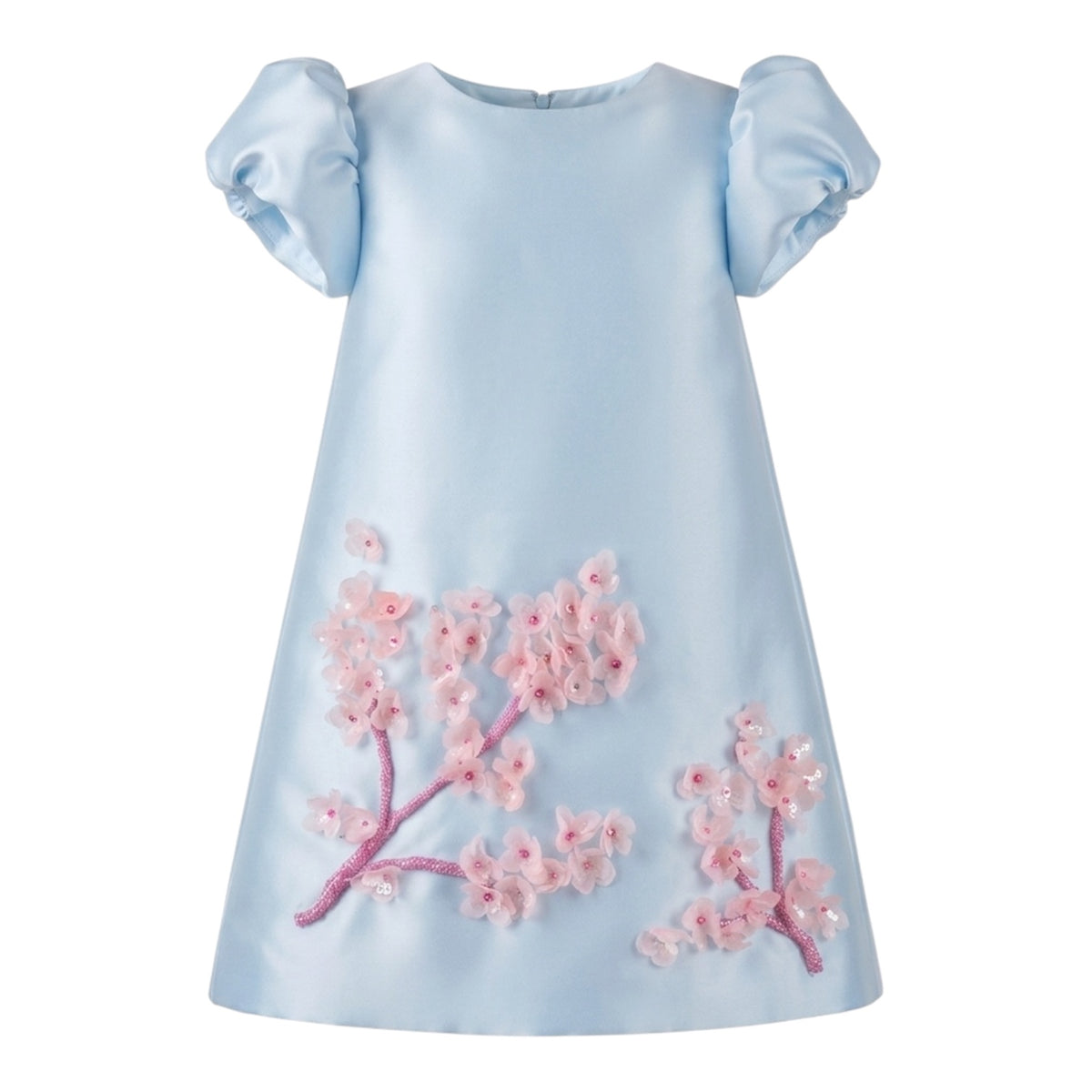 Sakura Mikado Silk Dress