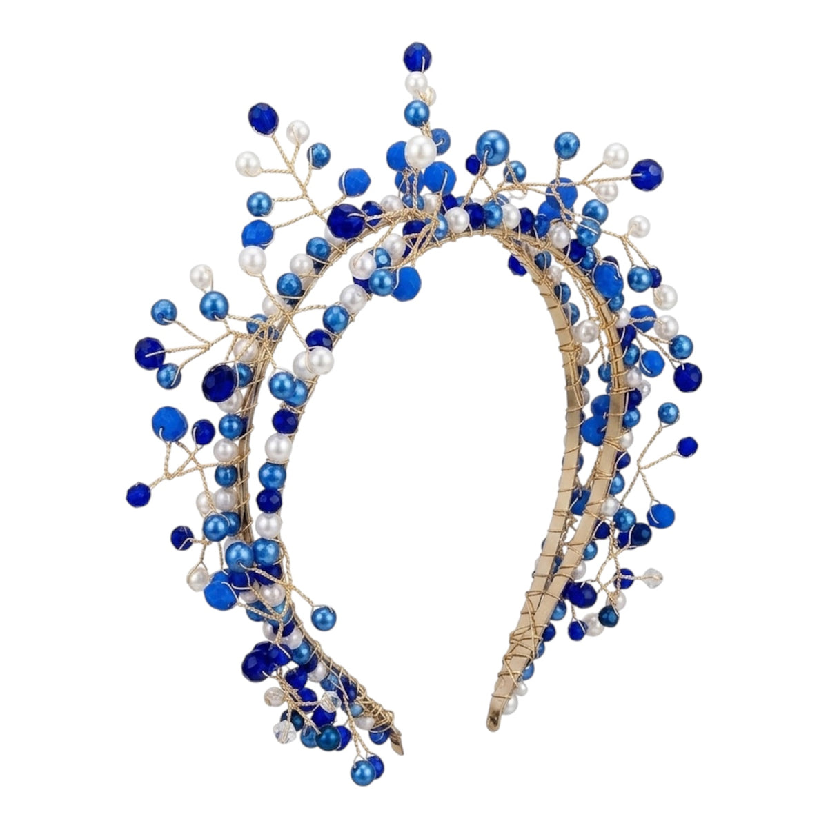 Sapphire Bloom Headband
