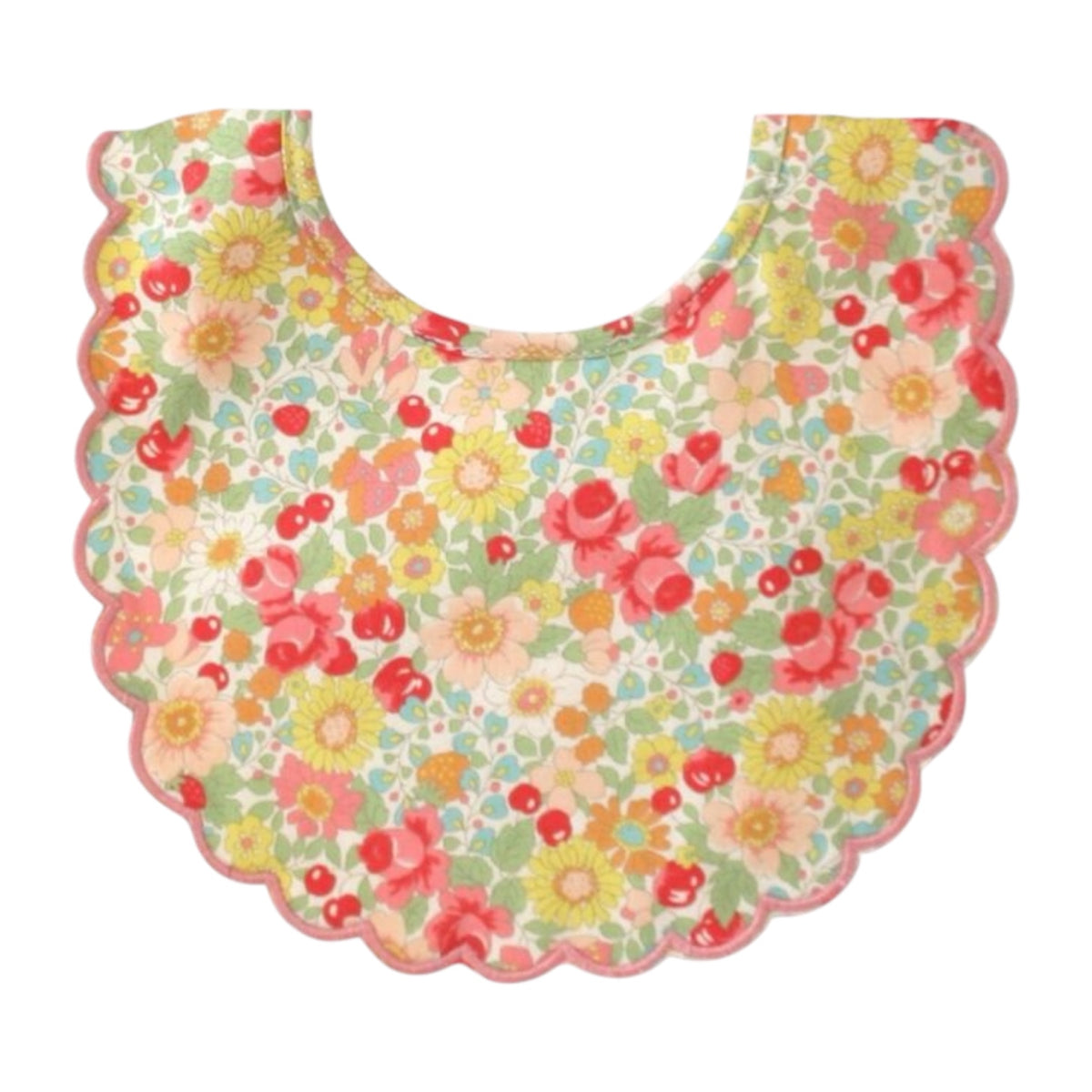 Scallop Bib Spring Blossom