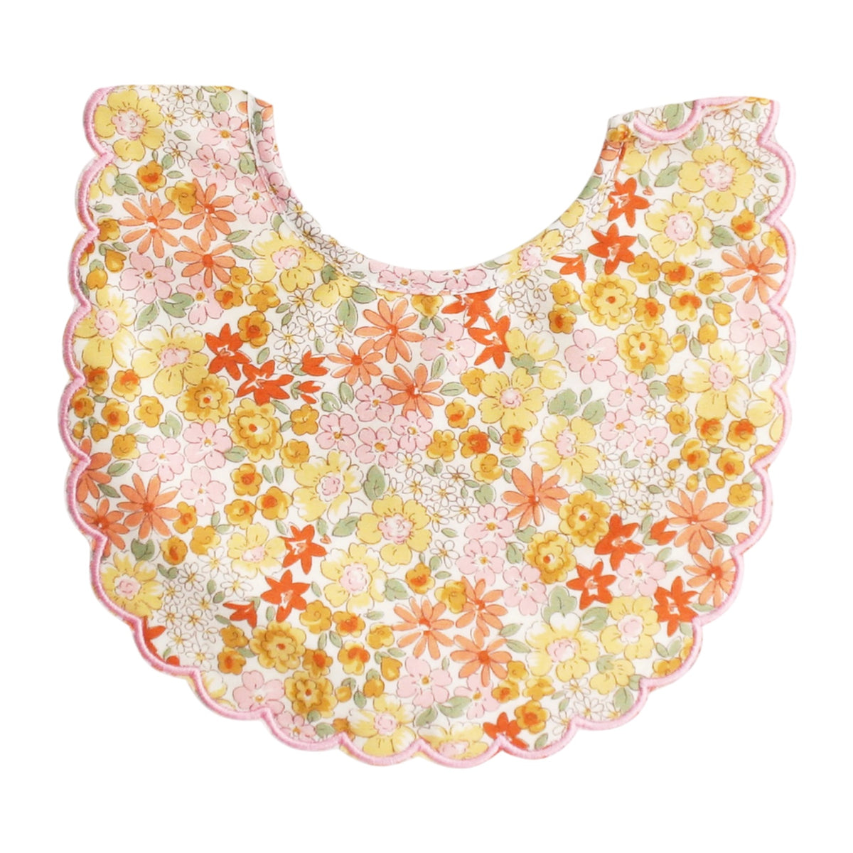 Scallop Bib Sweet Marigold