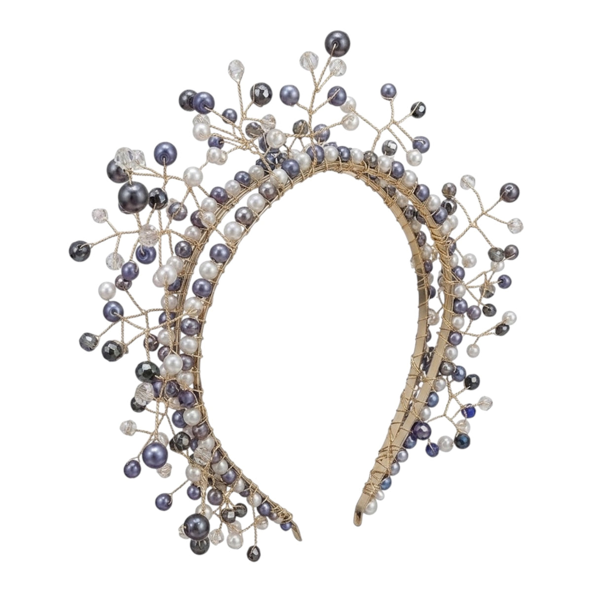 Silver Bloom Headband