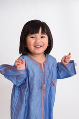 Taffeta Caftan Denim