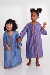 Taffeta Caftan Purple