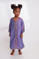 Taffeta Caftan Purple