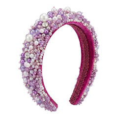 Violet Pearl Headband