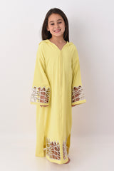 Mosaic Design Kaftan - Yellow