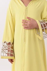 Mosaic Design Kaftan - Yellow