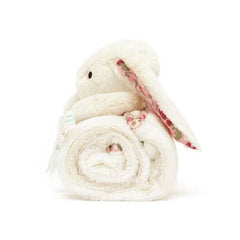 Blossom Cream Bunny 'Berry" Blankie