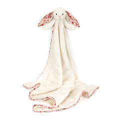 Blossom Cream Bunny 'Berry" Blankie